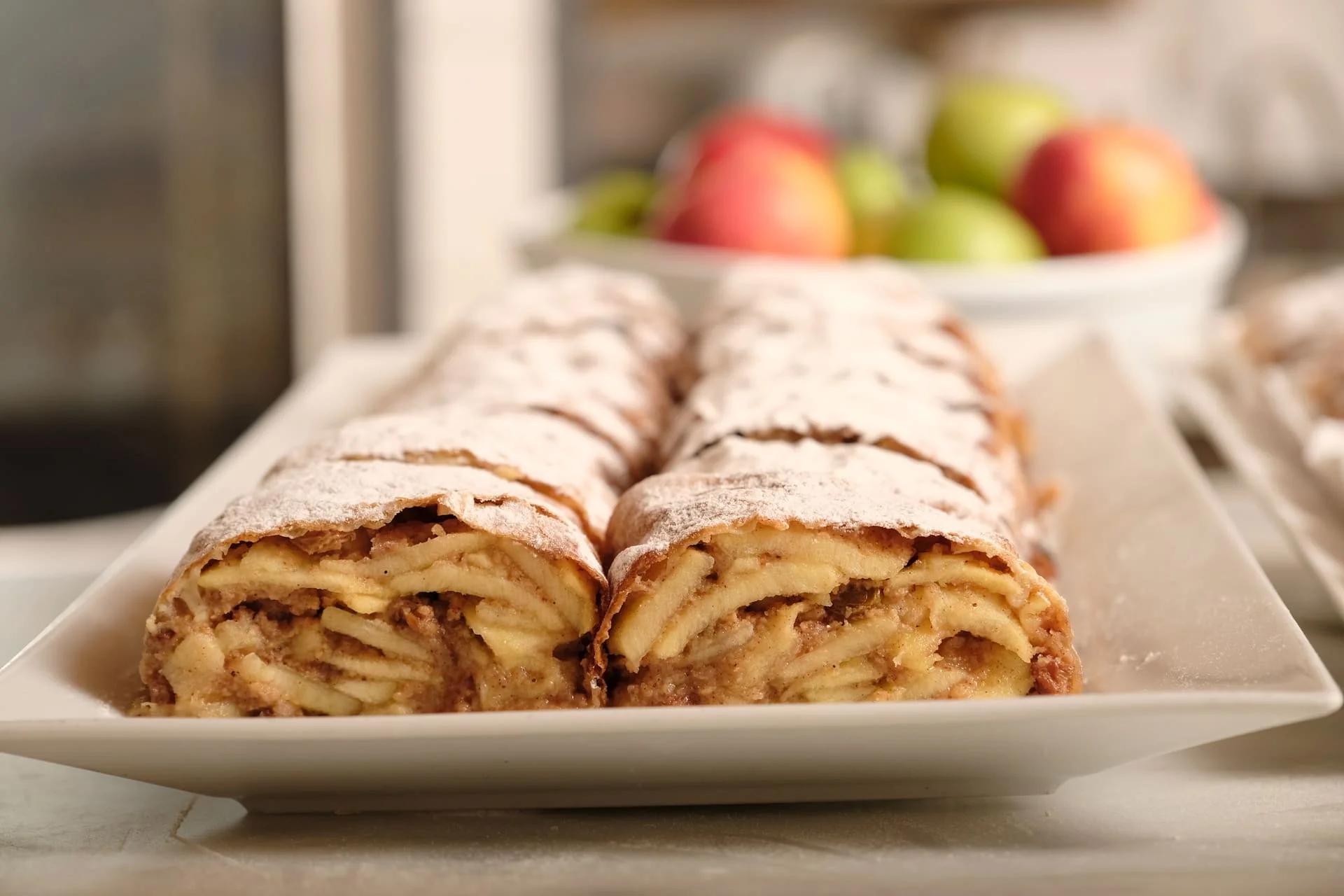 Apfelstrudel at Cafe Landtmann