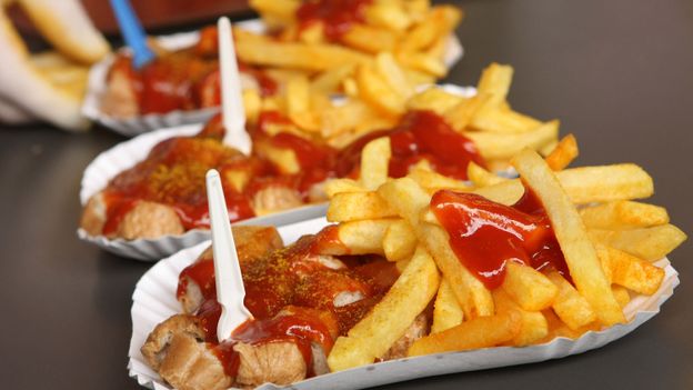 Berlin currywurst corner