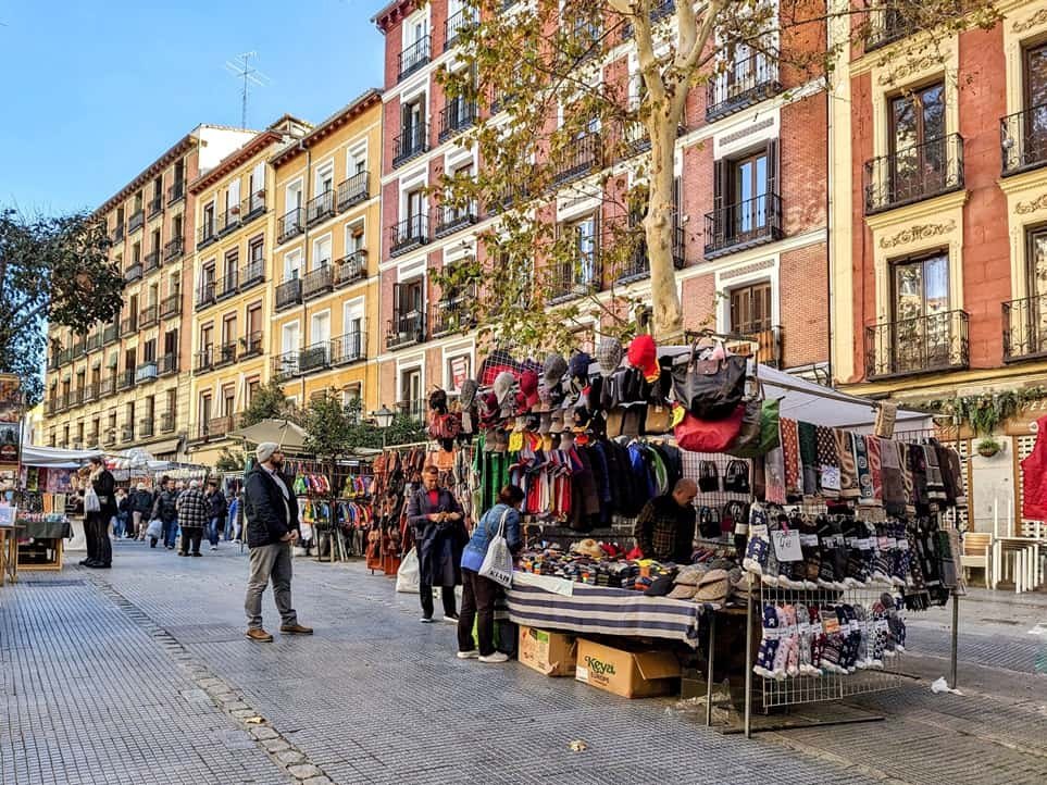 El Rastro Flea Market madrid