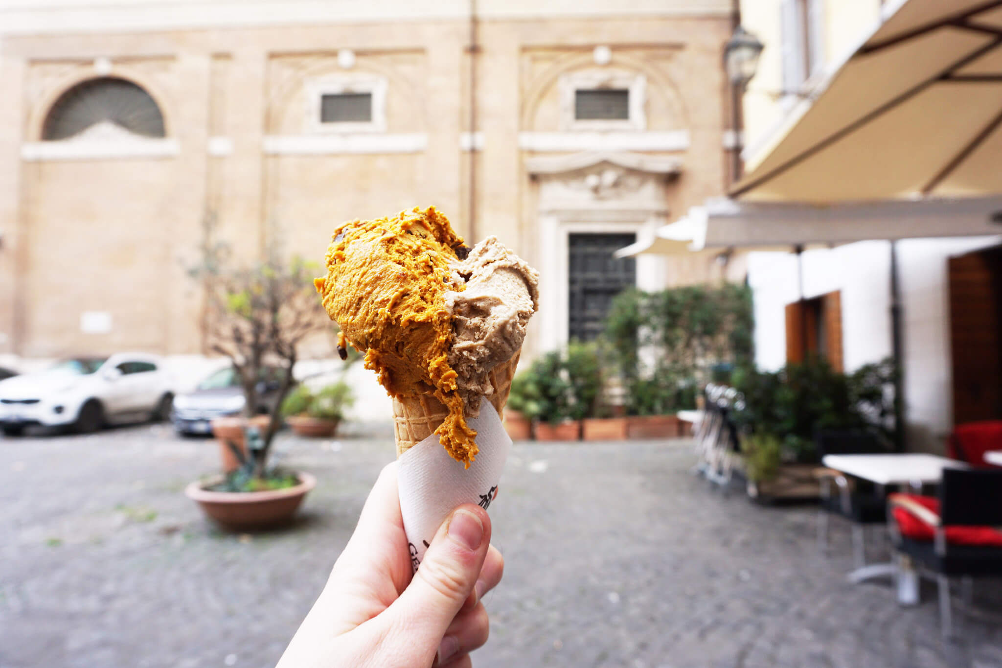 Gelato at Gelateria del Teatro