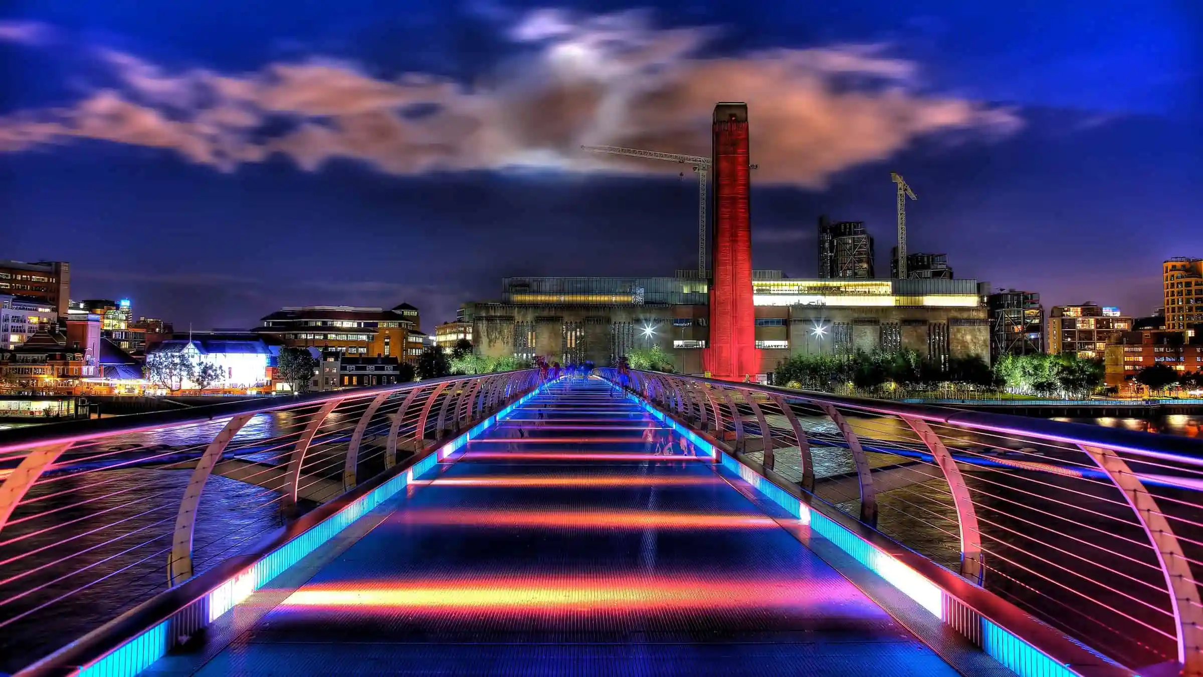 Tate Modern London night