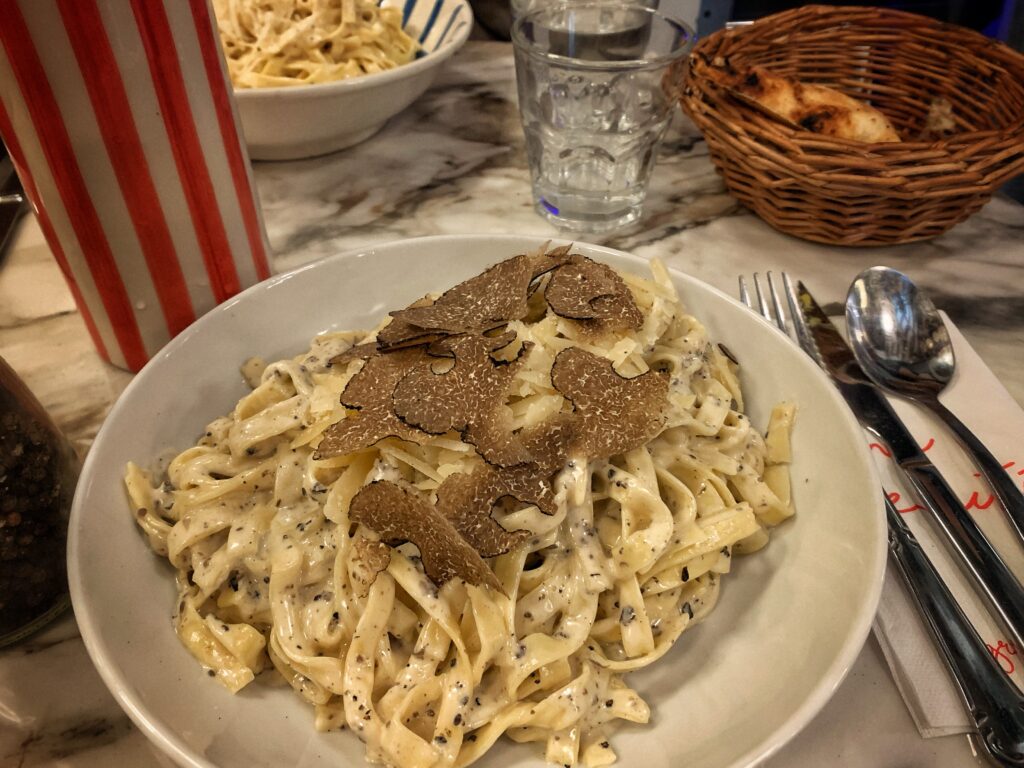 Truffle Pasta at Ristorante Peruca