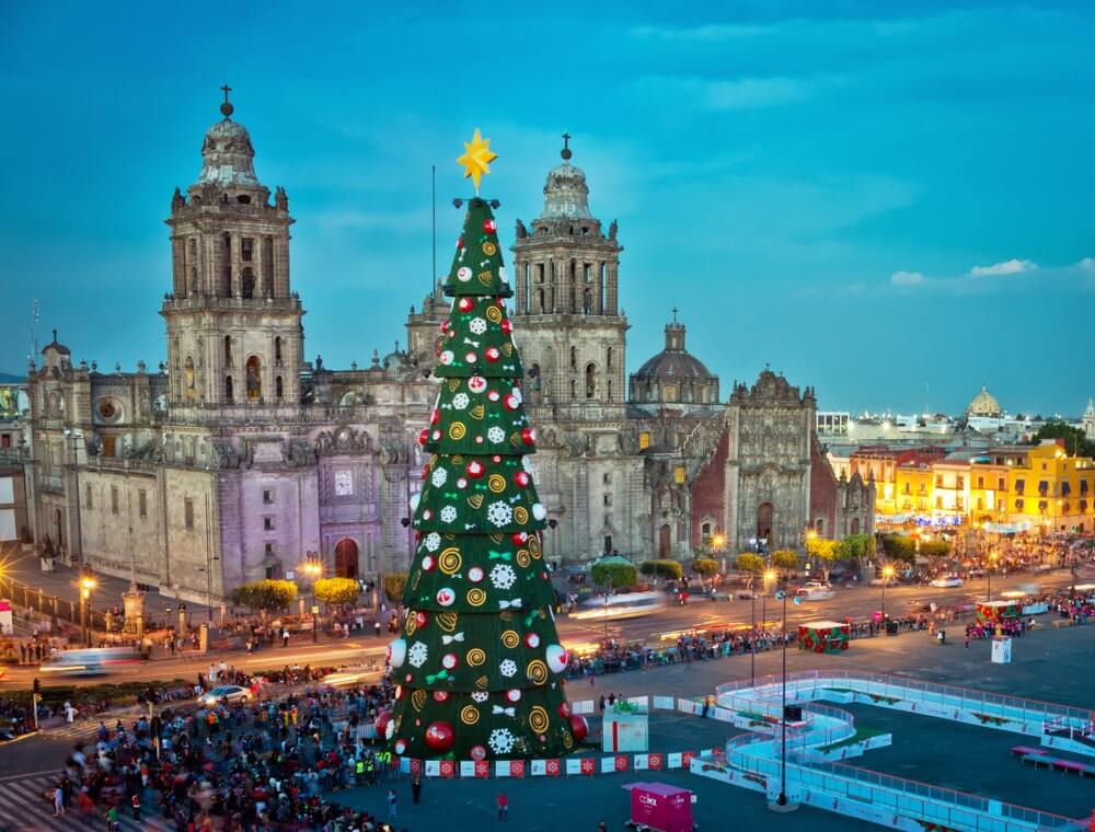 christmas in mexico city - tree