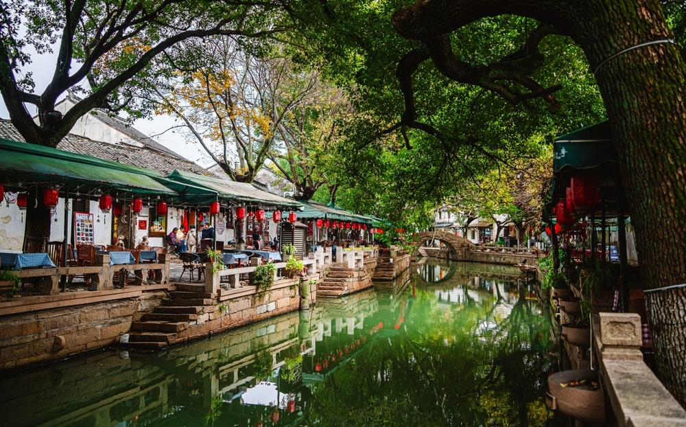 free tour guide to shanghai - water village