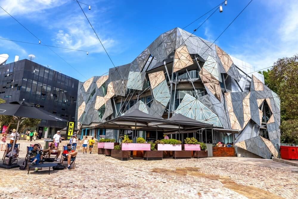 free tour guide to melbourne - federation square